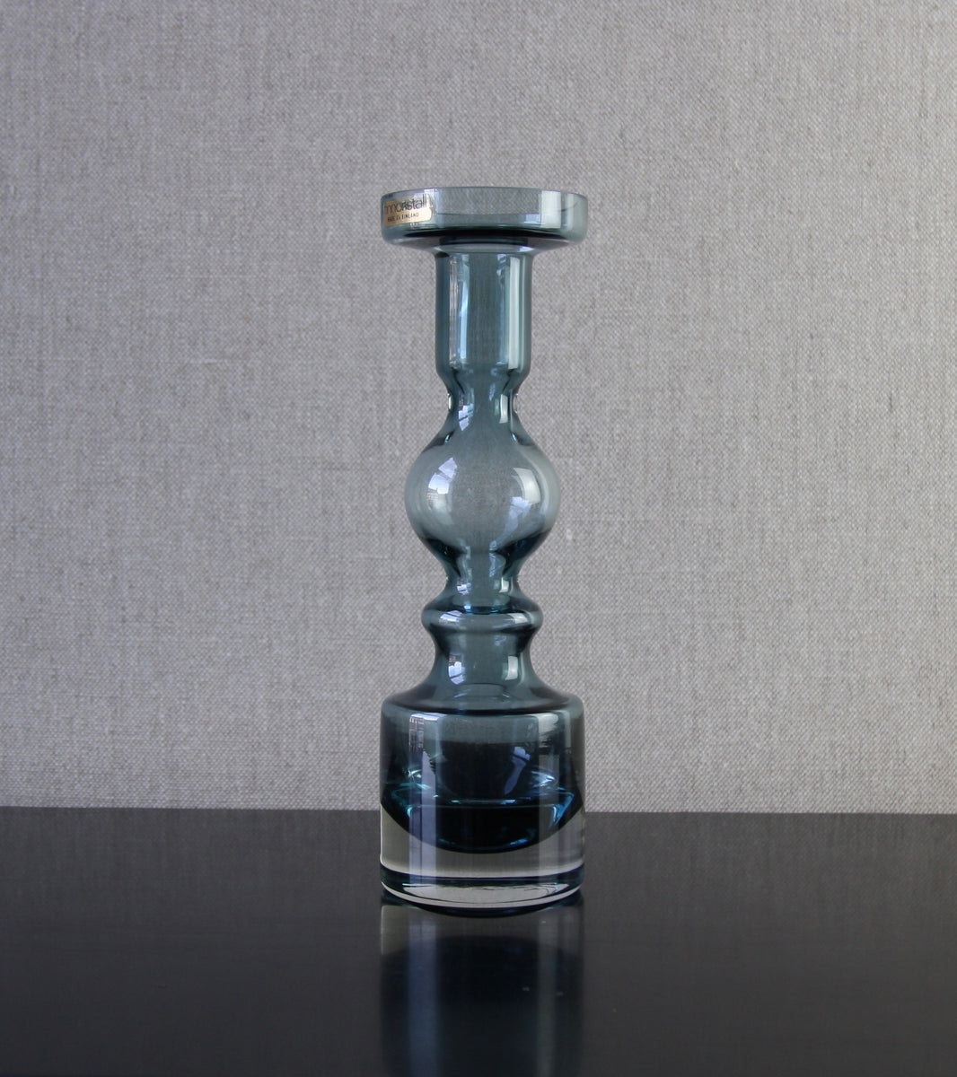 Steel Blue Model 1945 "Pompadour" Vase / Candlestick / Nanny Still, 1966