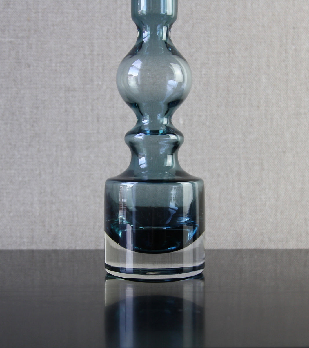 Steel Blue Model 1945 "Pompadour" Vase / Candlestick / Nanny Still, 1966
