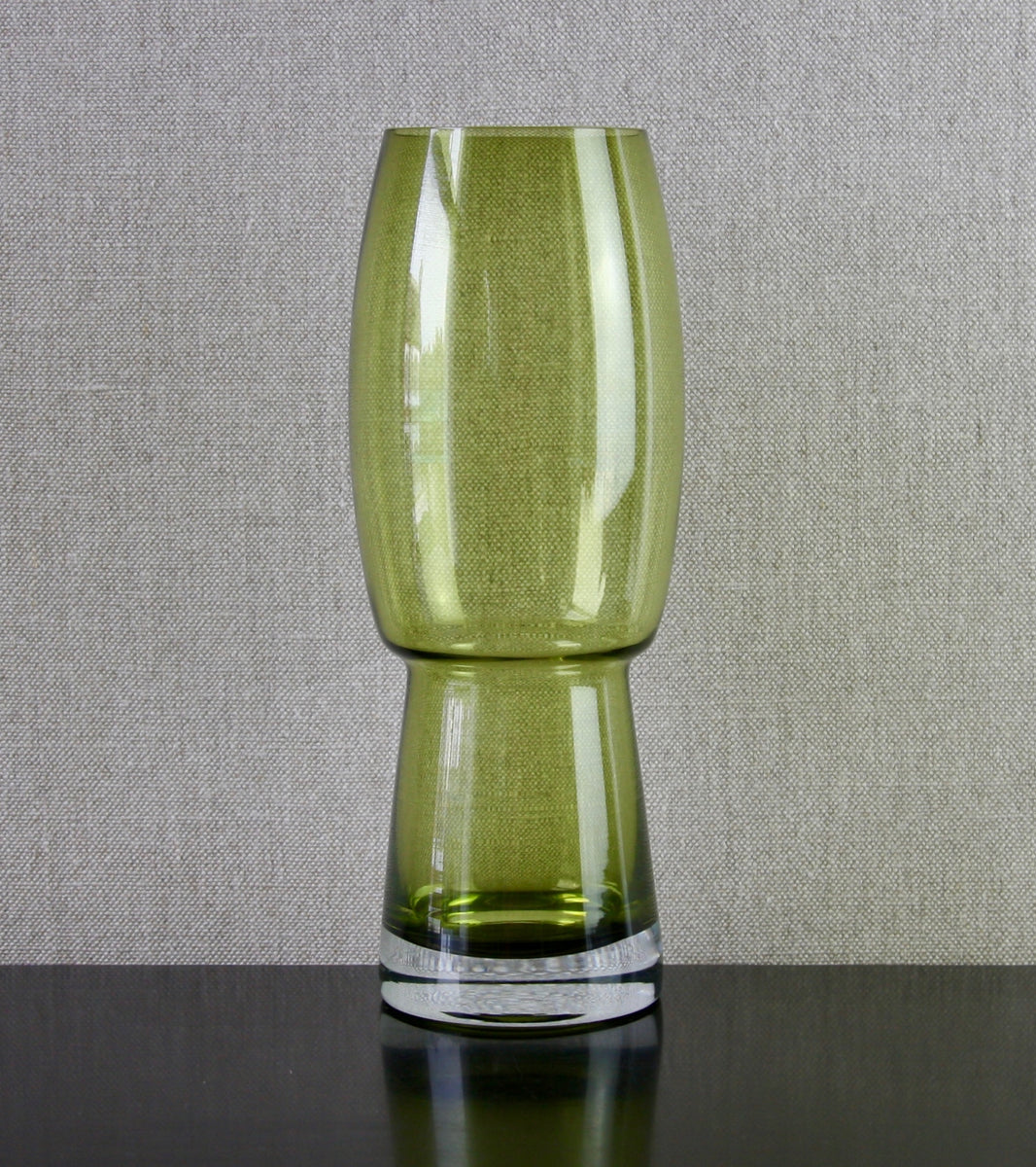 Olive Green 'Morchella' Vase / Tamara Aladin, C. 1970