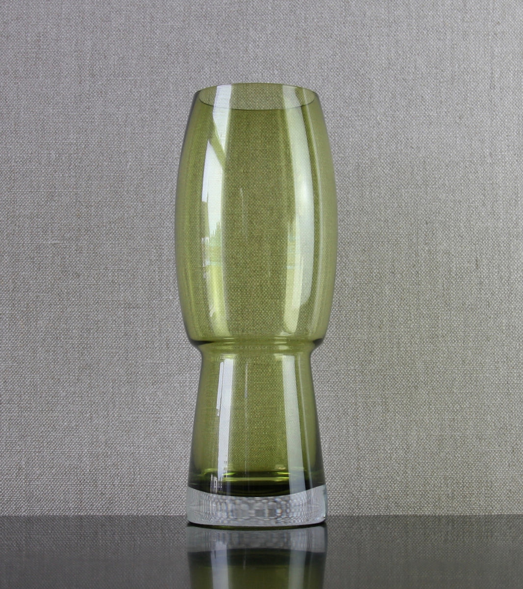 Olive Green 'Morchella' Vase / Tamara Aladin, C. 1970