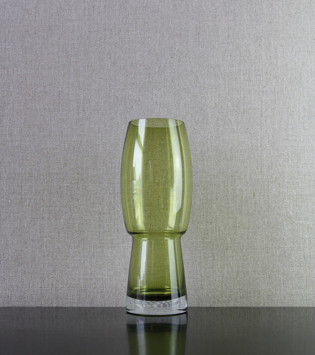Olive Green 'Morchella' Vase / Tamara Aladin, C. 1970
