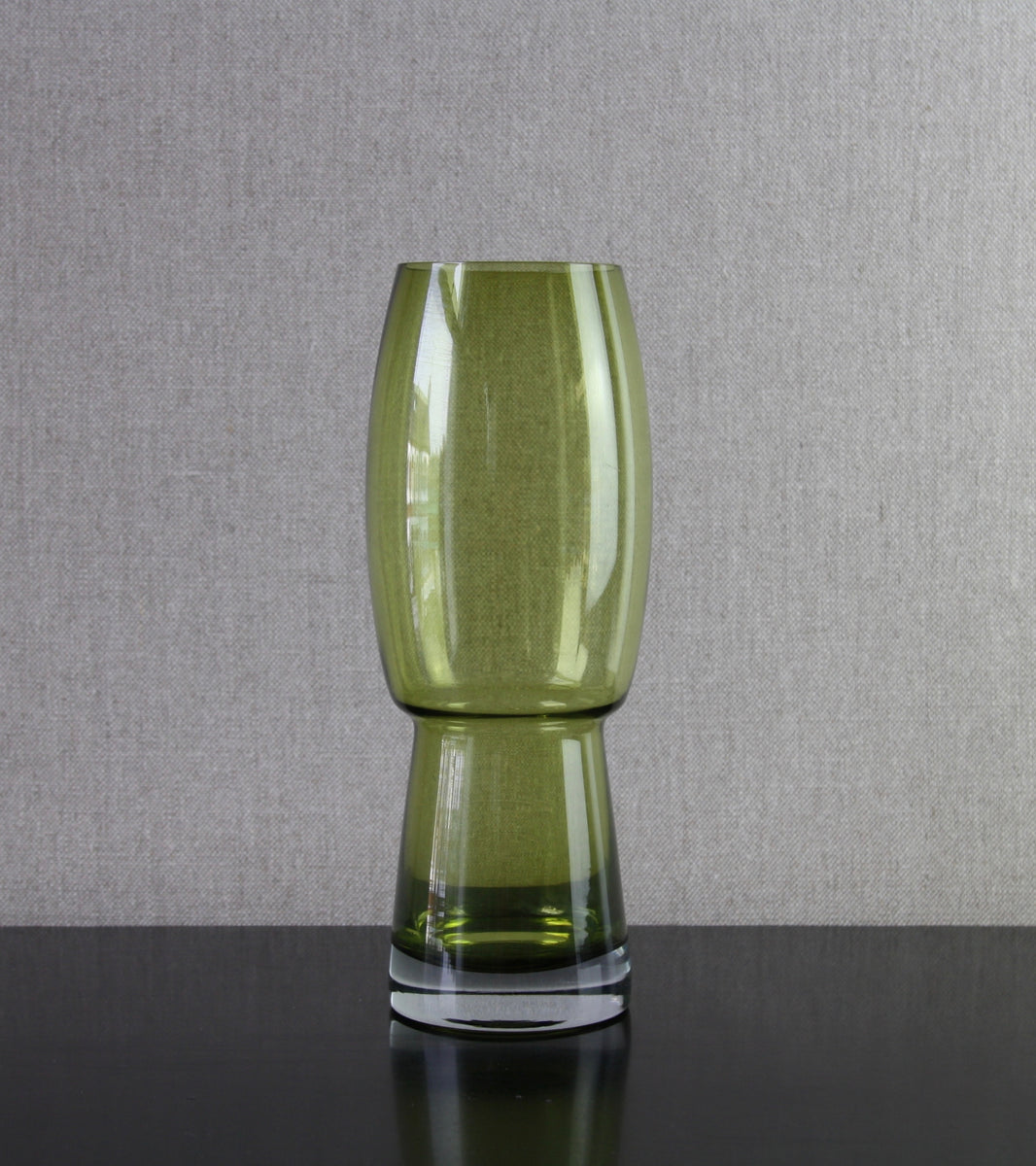 Olive Green 'Morchella' Vase / Tamara Aladin, C. 1970
