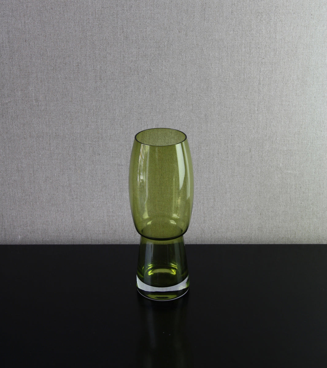 Olive Green 'Morchella' Vase / Tamara Aladin, C. 1970