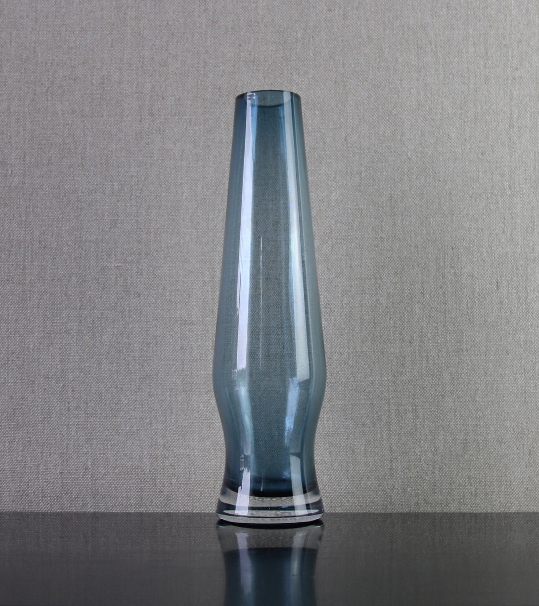Steel Blue 'Cypress' Vase / Tamara Aladin, C.1965