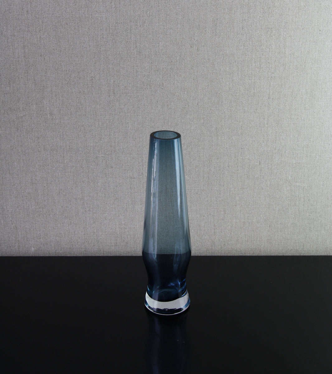 Steel Blue 'Cypress' Vase / Tamara Aladin, C.1965