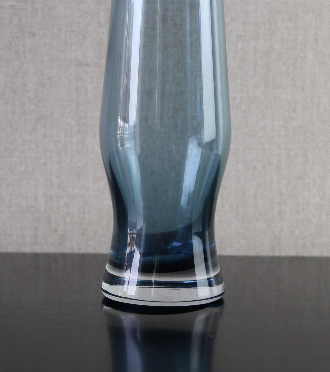 Steel Blue 'Cypress' Vase / Tamara Aladin, C.1965