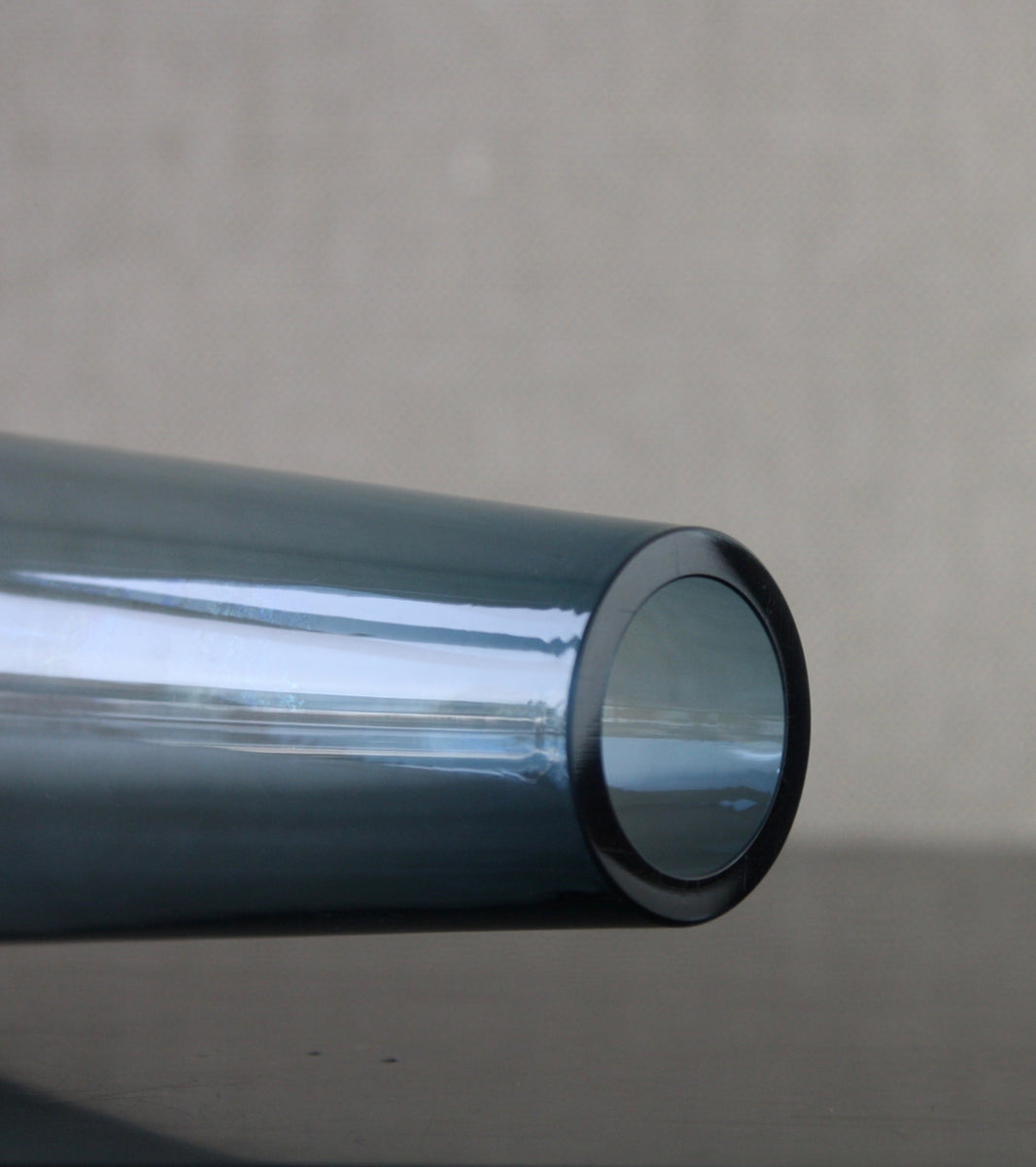 Steel Blue 'Cypress' Vase / Tamara Aladin, C.1965