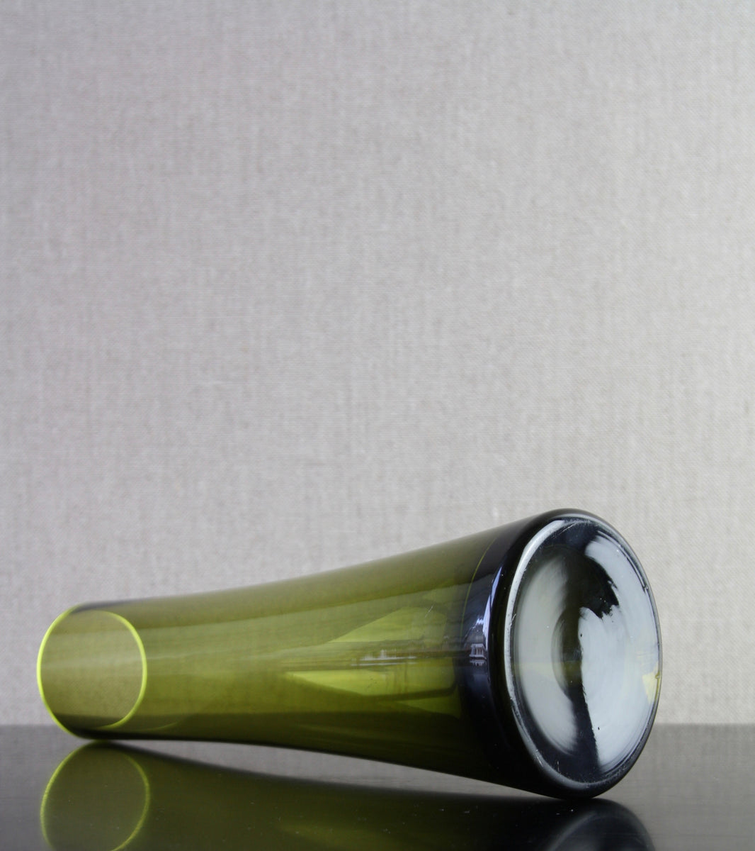 Olive Green Model 1368 Vase / Tamara Aladin, C. 1970