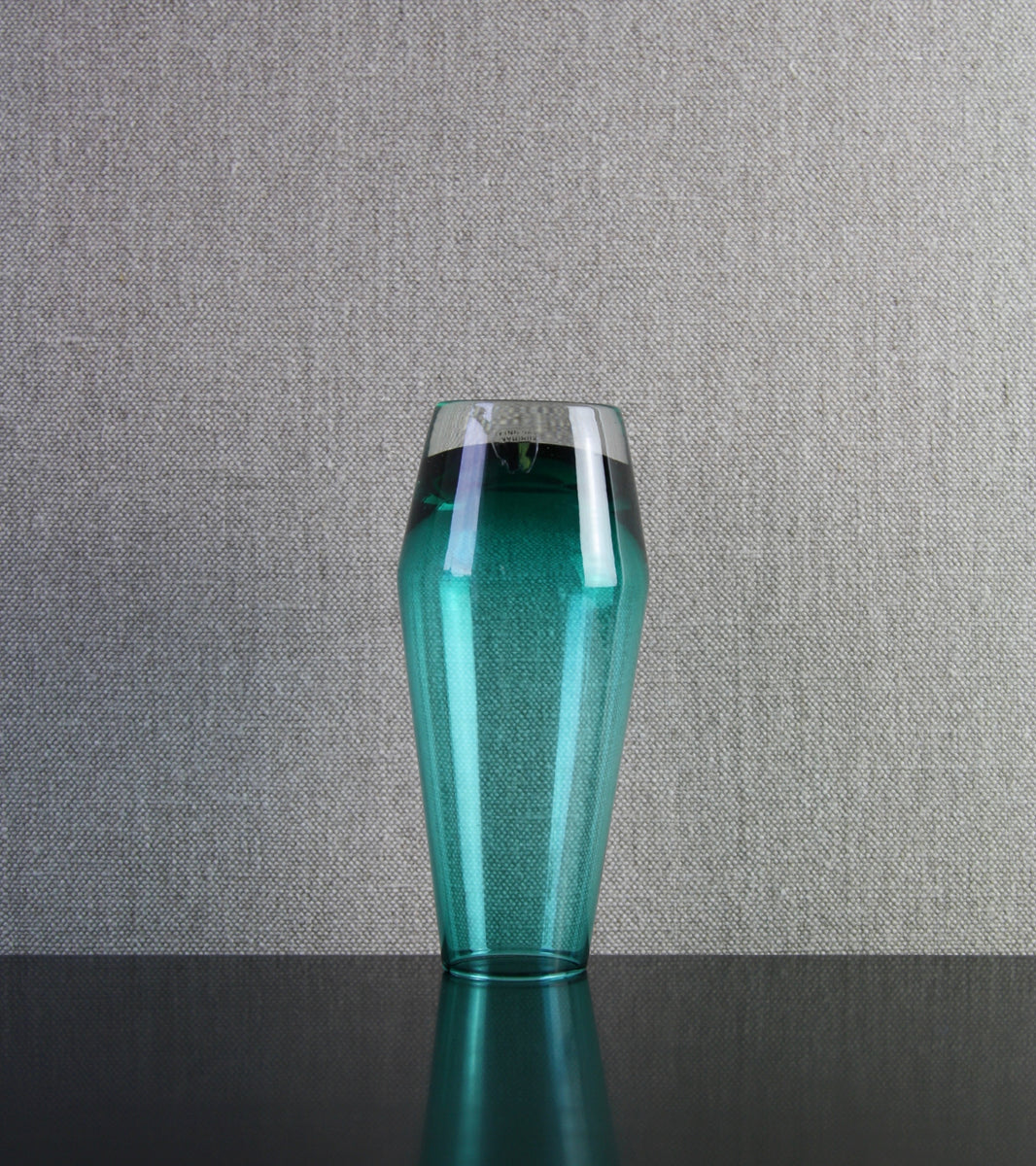 Teal 'Tapered' Small Vase / Tamara Aladin, C. 1965