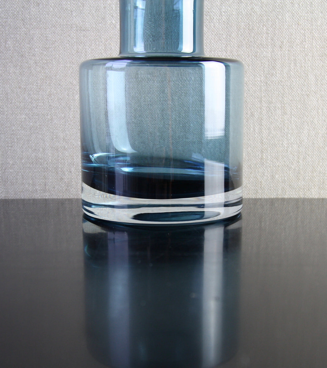 Steel Blue 'Cog' Vase / Tamara Aladin, C. 1970