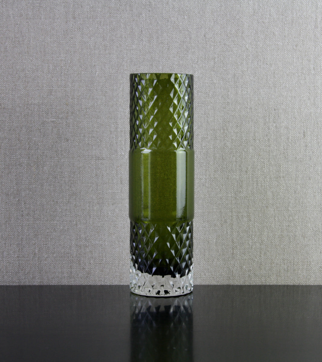 Model 1492 Vase in Olive Green by Tamara Aladin, 1966