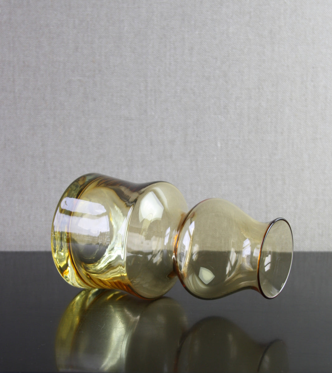 Amber 'Rose Bud' Vase / Tamara Aladin, C. 1965
