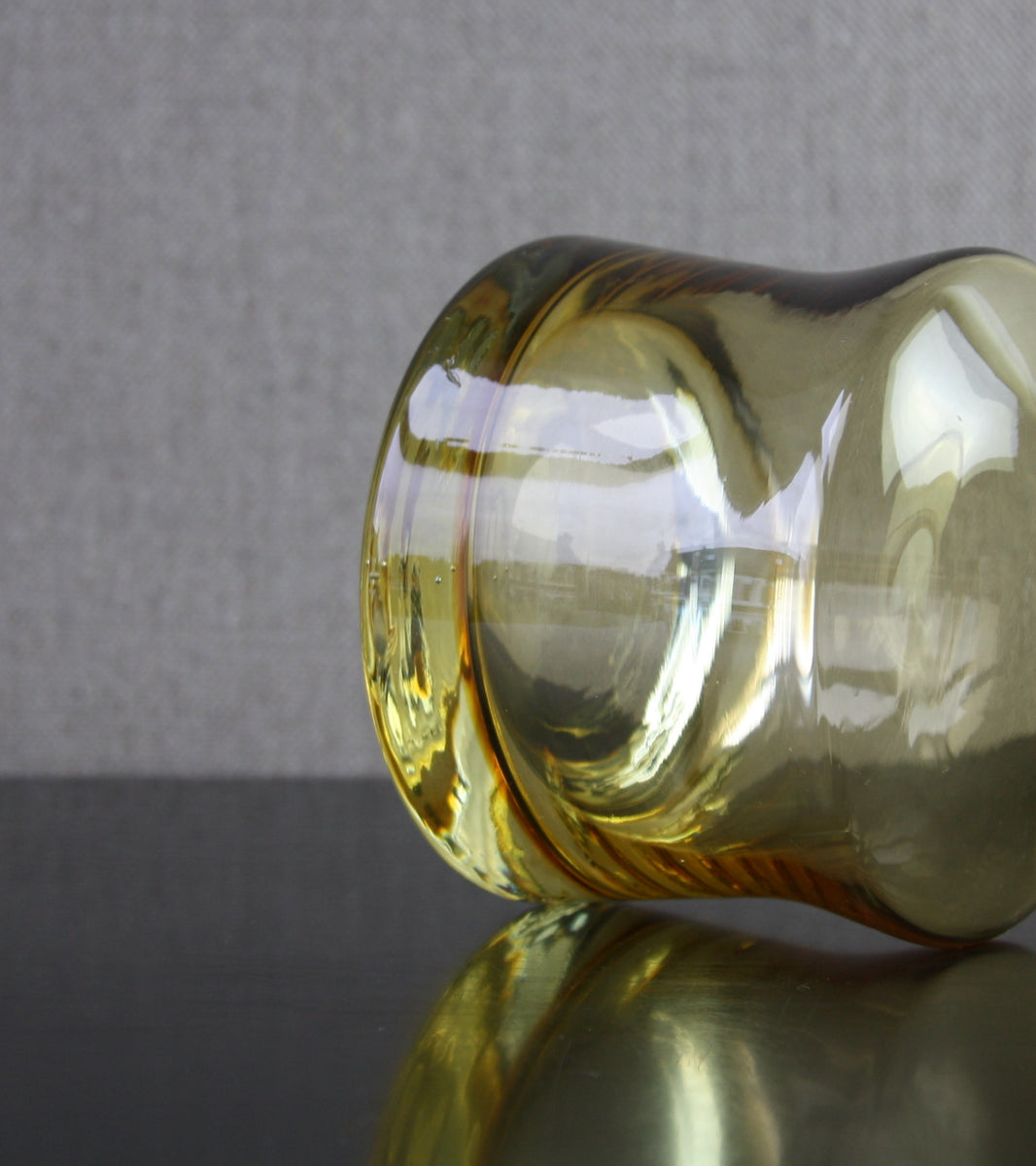 Amber 'Rose Bud' Vase / Tamara Aladin, C. 1965