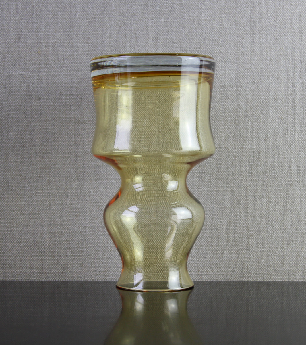Amber 'Rose Bud' Vase / Tamara Aladin, C. 1965