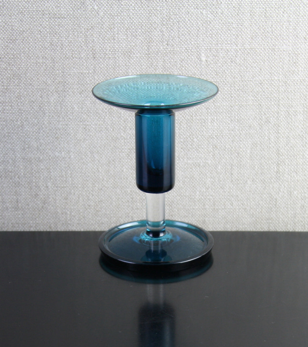 Turquoise Harlekiini (Harlequin) Candle Stick / Nanny Still, 1958