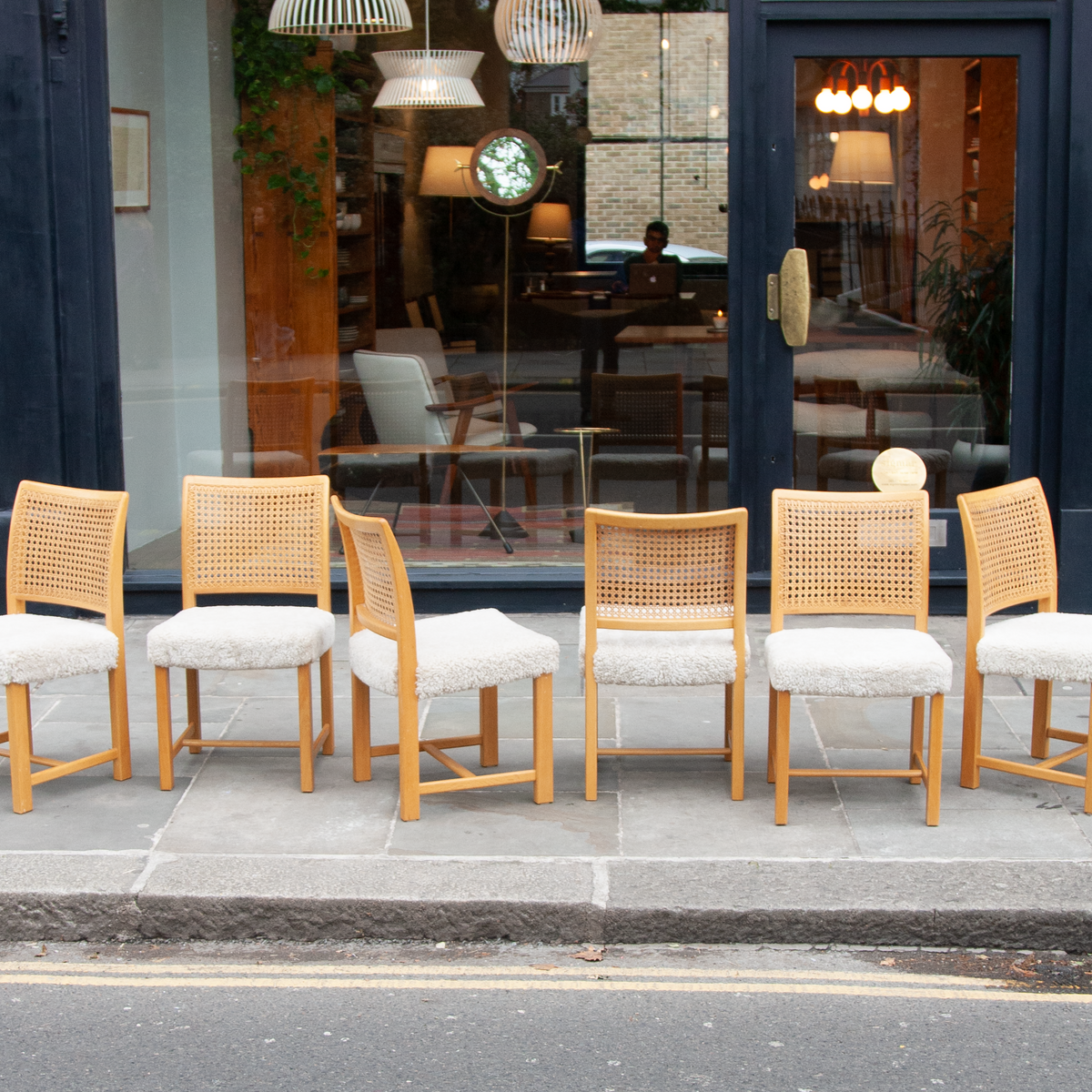Set of Six Oak Dining Chairs / Carl Gustav Hiort, 1955