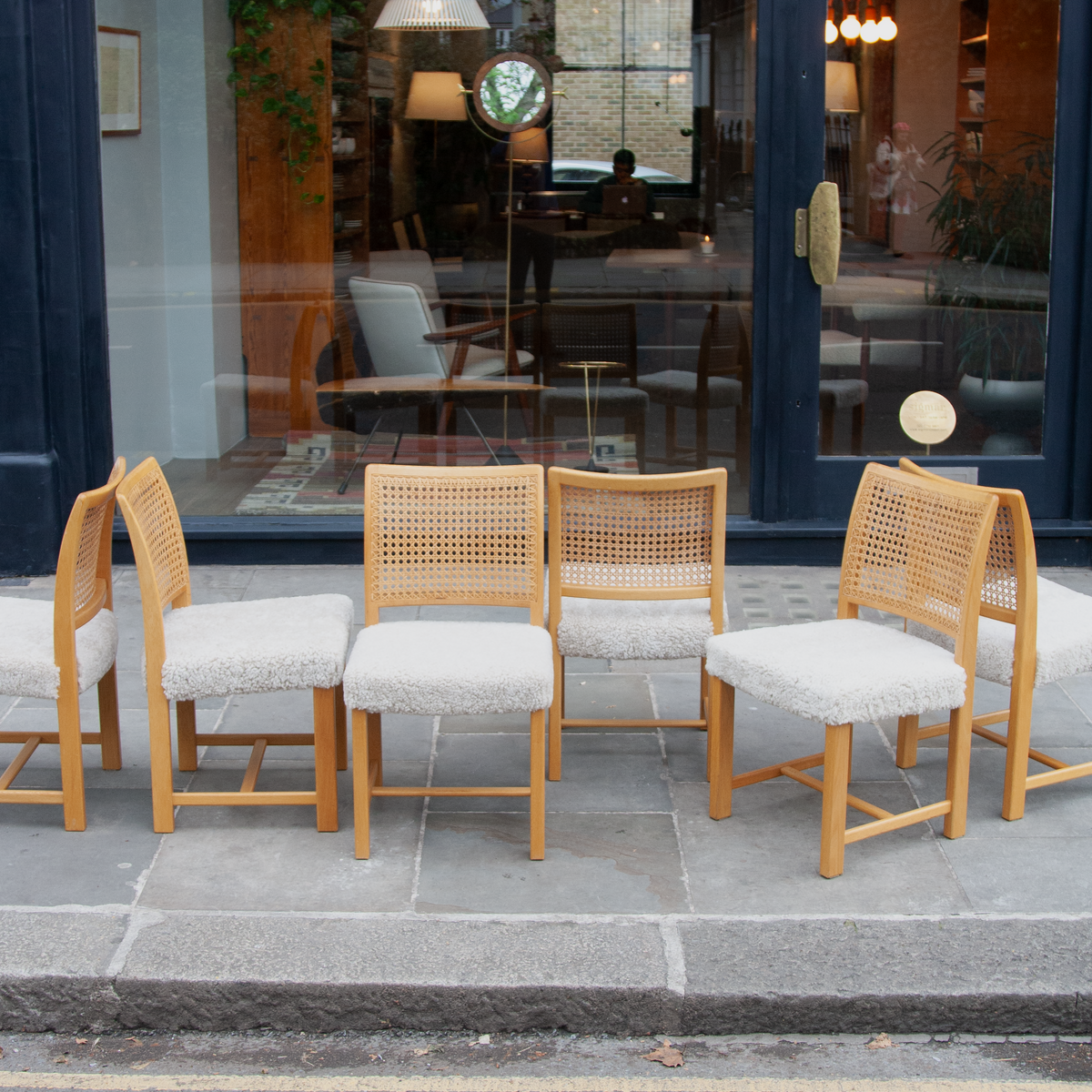Set of Six Oak Dining Chairs / Carl Gustav Hiort, 1955