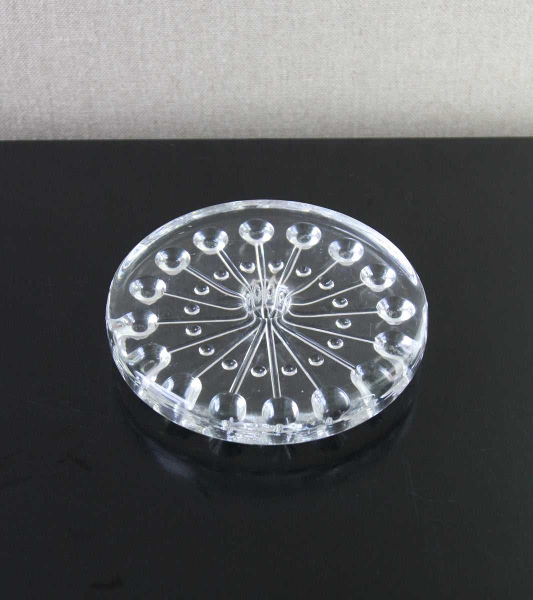Clear "Lumitähti" (Snow Star) Candlestick / Nanny Still, 1973