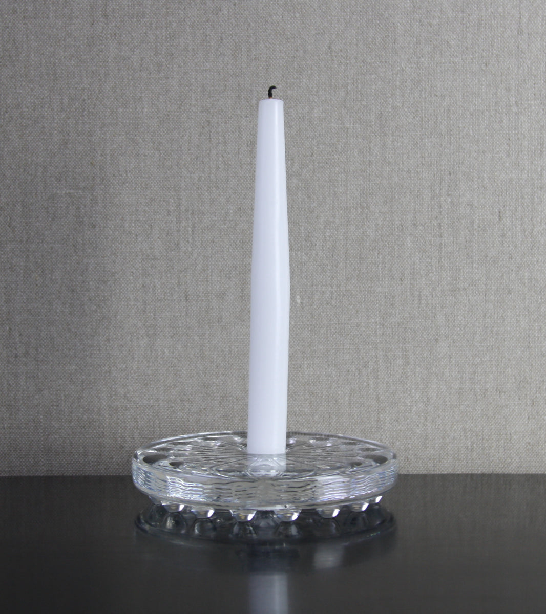 Clear "Lumitähti" (Snow Star) Candlestick / Nanny Still, 1973