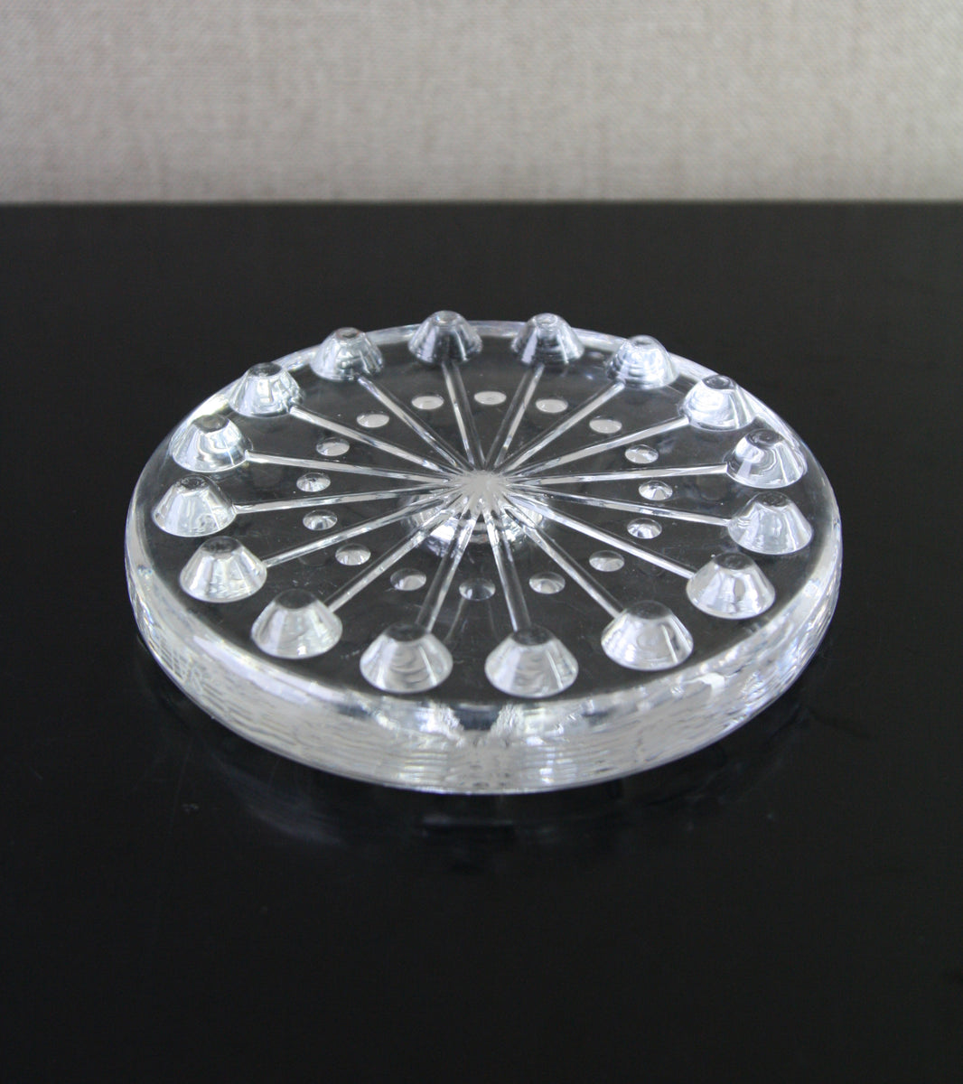 Clear "Lumitähti" (Snow Star) Candlestick / Nanny Still, 1973