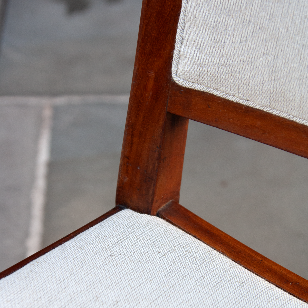 Cuban Mahogany Dining Table & Set of Six Chairs / Tove & Edvard Kindt-Larsen, 1930s