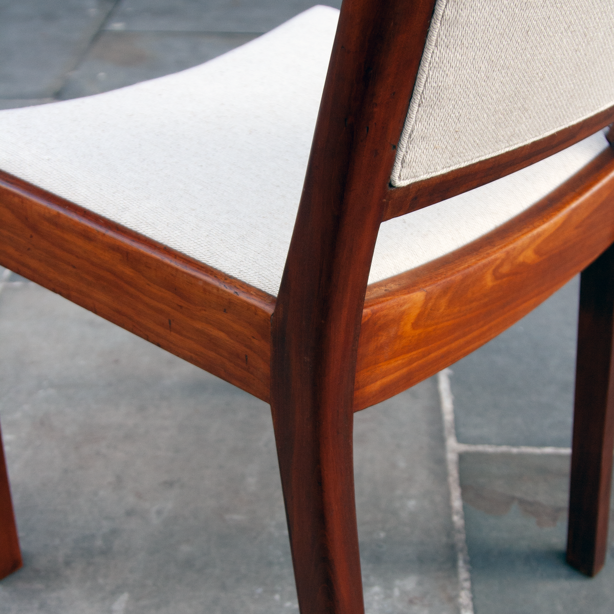 Cuban Mahogany Dining Table & Set of Six Chairs / Tove & Edvard Kindt-Larsen, 1930s