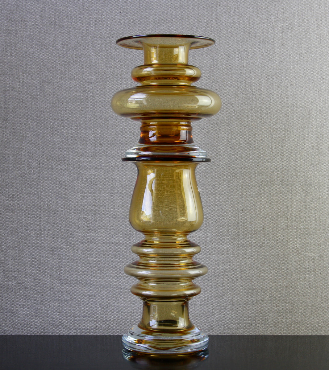 Amber Model 1341 "Tornado" Vase / Tamara Aladin, 1970