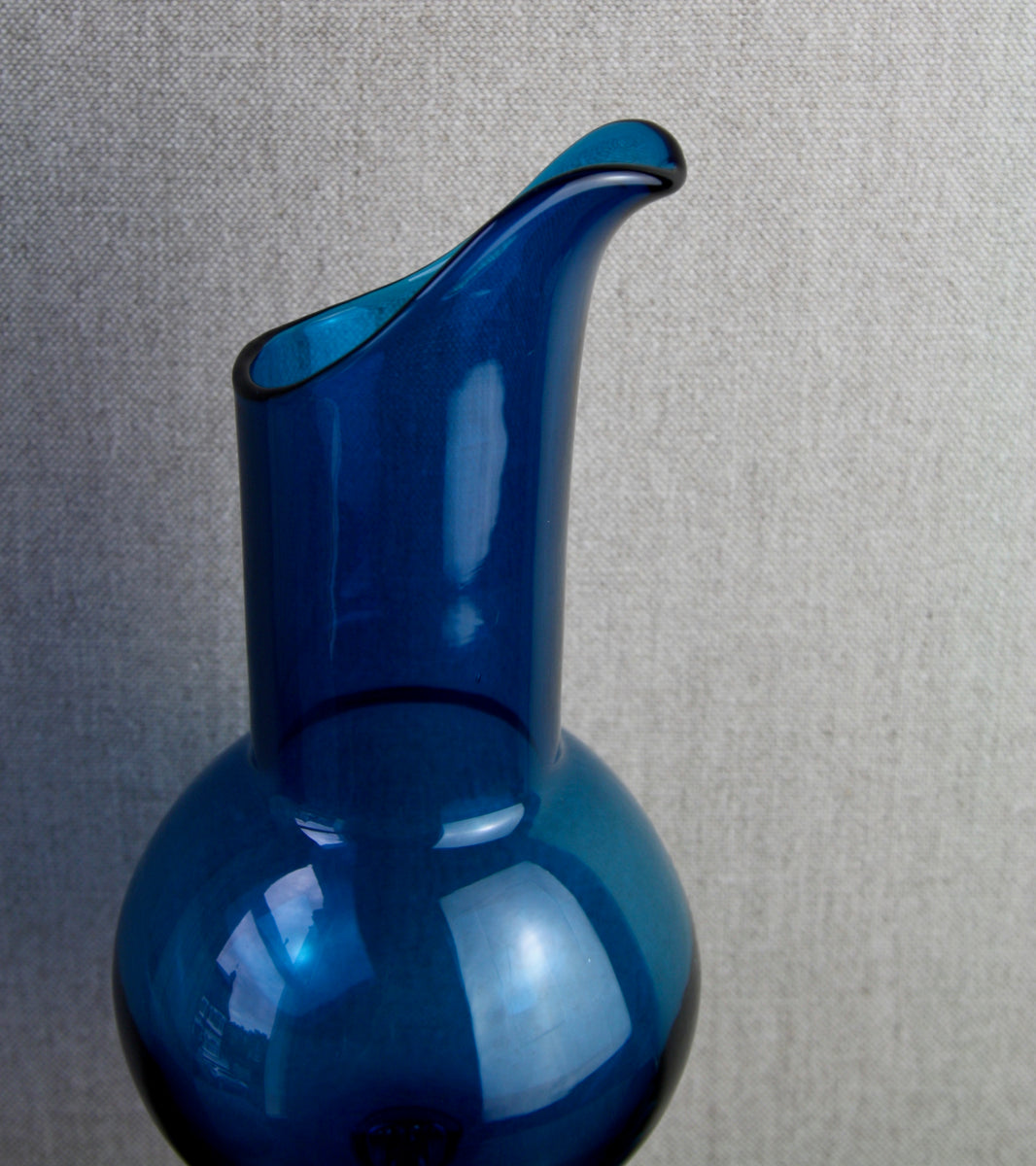 Turquoise "Harlekiini: Vinejug" & 6 Glasses [Model 1744] / Nanny Still, 1958