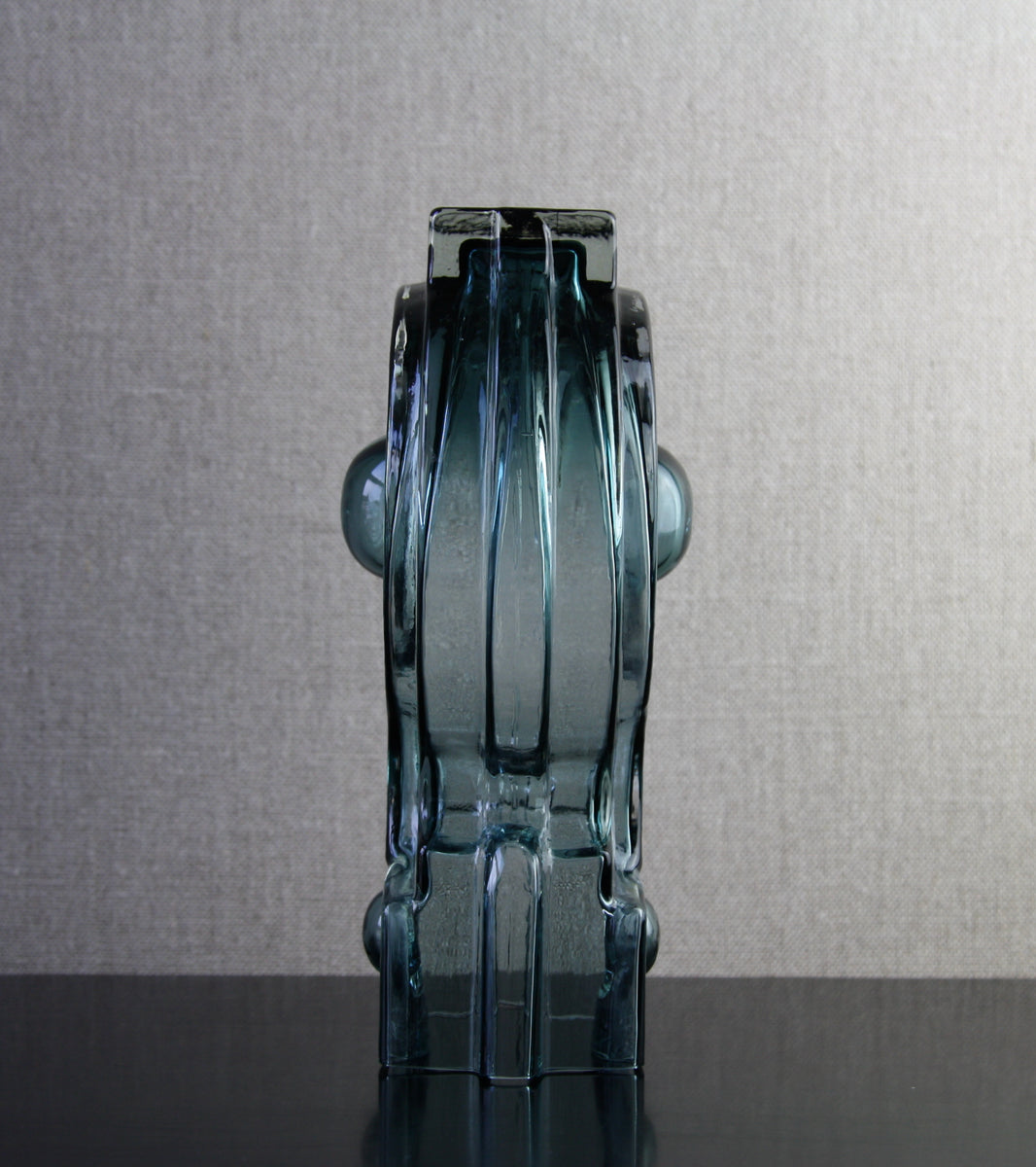 Steel Blue Model 1311 "Aitanlukko" (Storehouse Lock) Vase / Helena Tynell, 1968