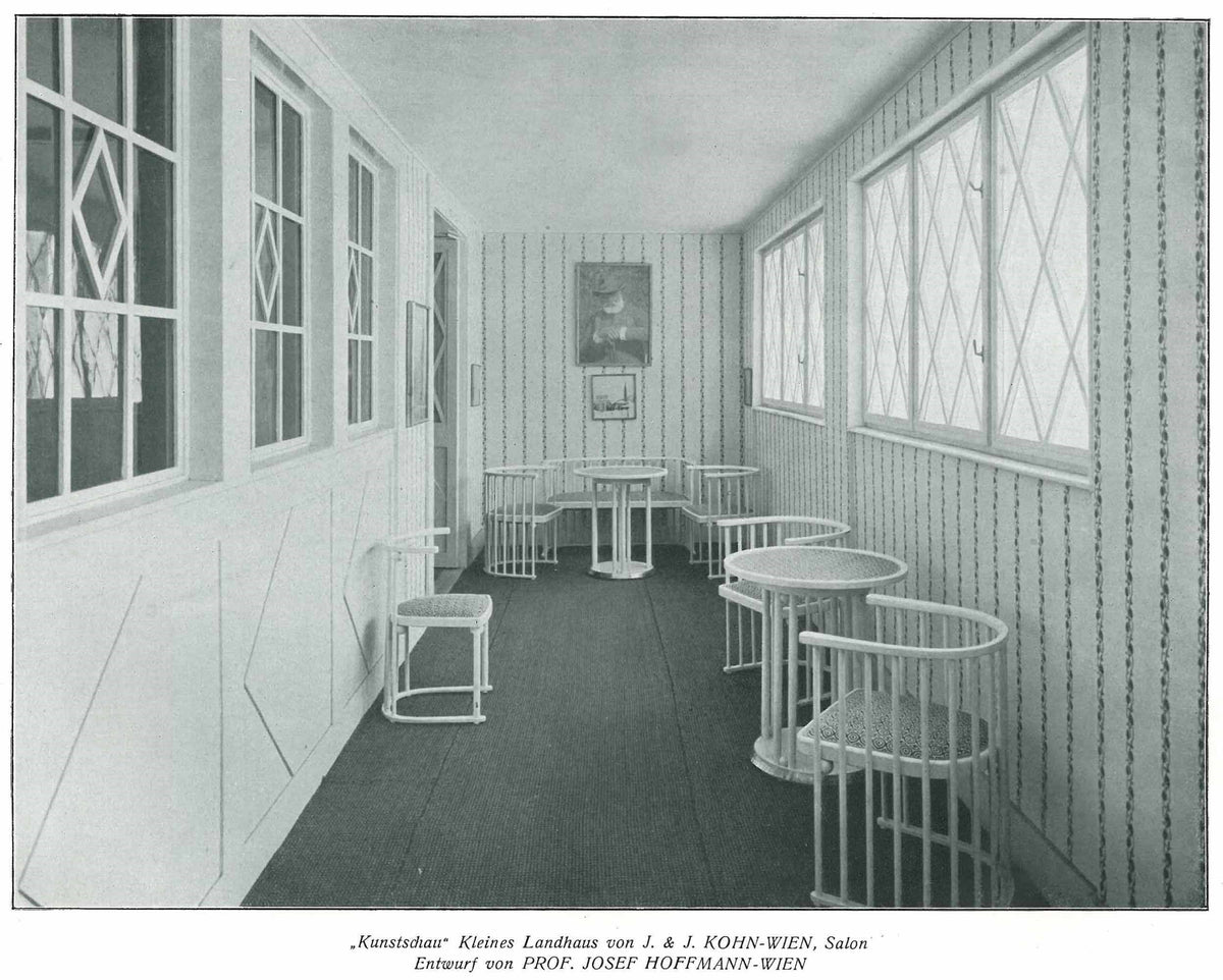 J & J Kohn Vienna Secession Bench / Austria, C. 1910
