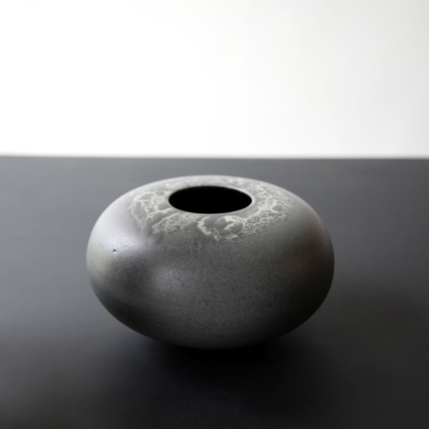 Large Pebble Vase / Blistered Lead Glaze