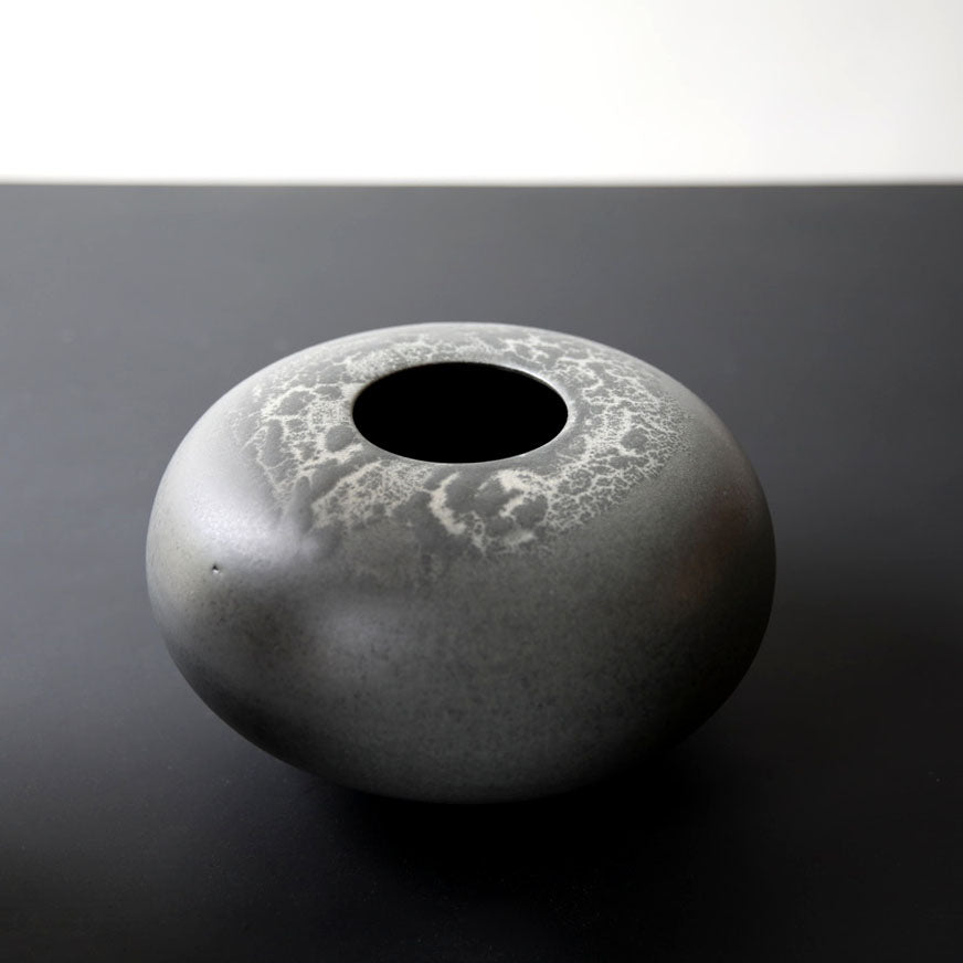 Large Pebble Vase / Blistered Lead Glaze