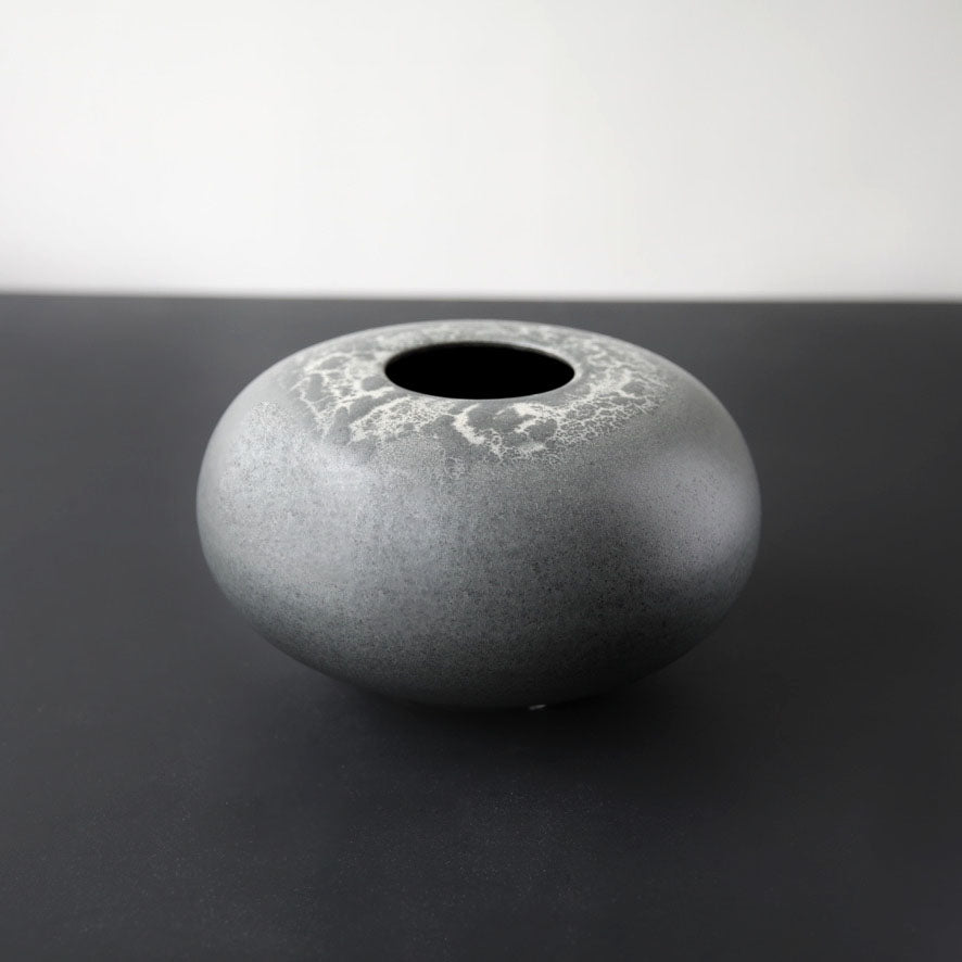 Large Pebble Vase / Blistered Lead Glaze