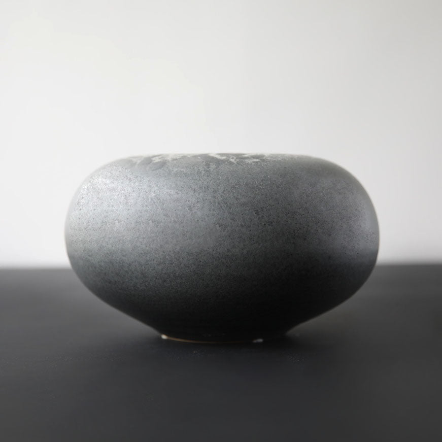 Large Pebble Vase / Blistered Lead Glaze