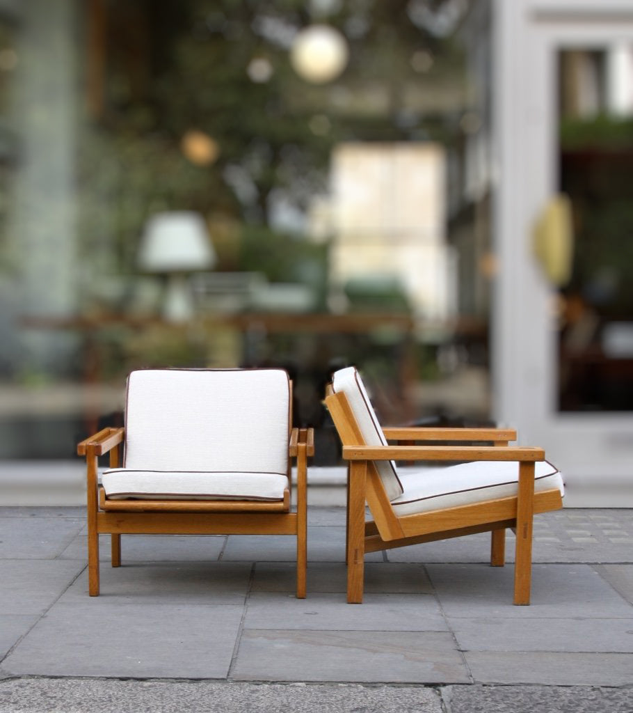 1950s Oak Armchairs / Carl-Gustaf Hiort af Ornäs