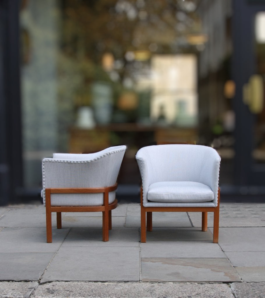 Pair of MK51 Easy Chairs Mogens Koch