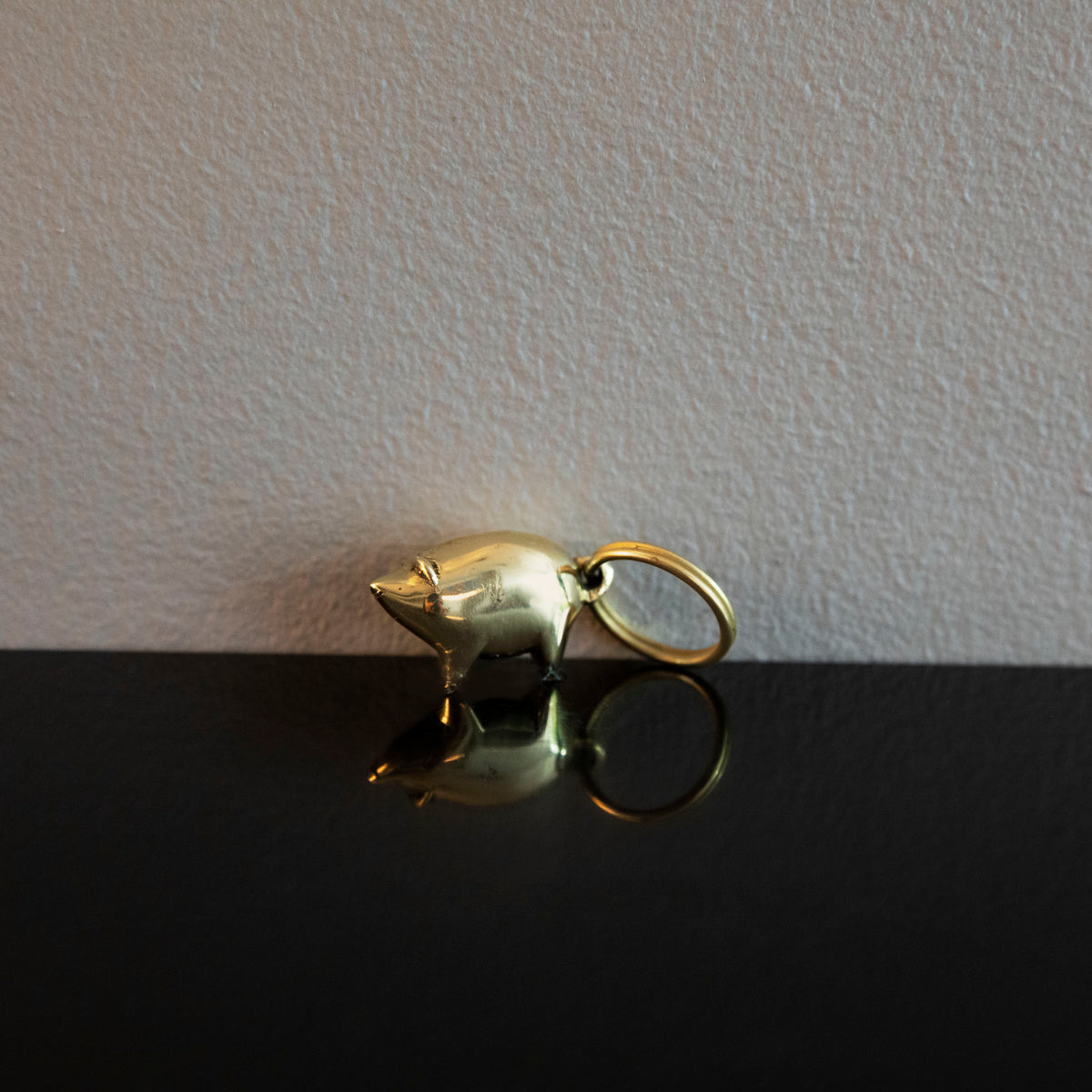 Pig Keyring #4500-1 / Werkstätte Carl Auböck