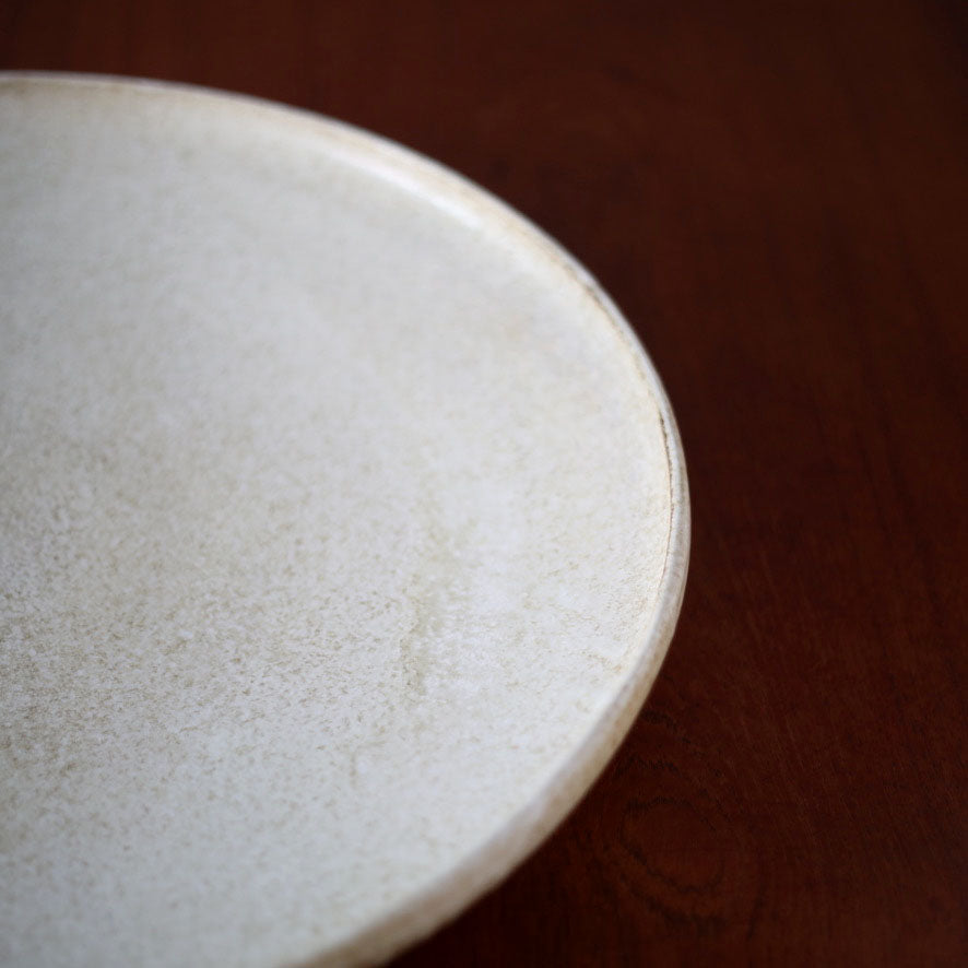 Massive Shallow Bowl / Sand Glaze