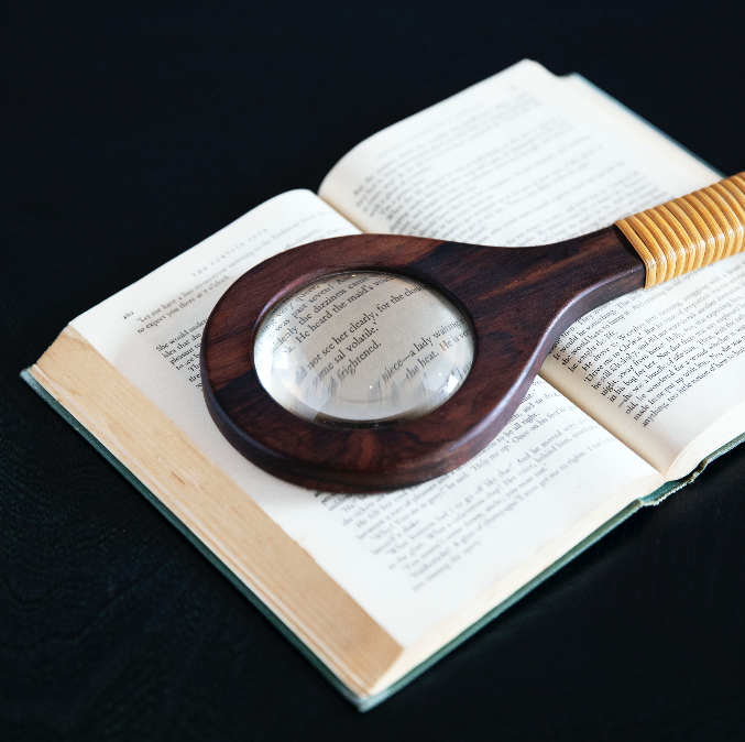 Eccentric Long Handled / Magnifying Glass / Carl Auböck