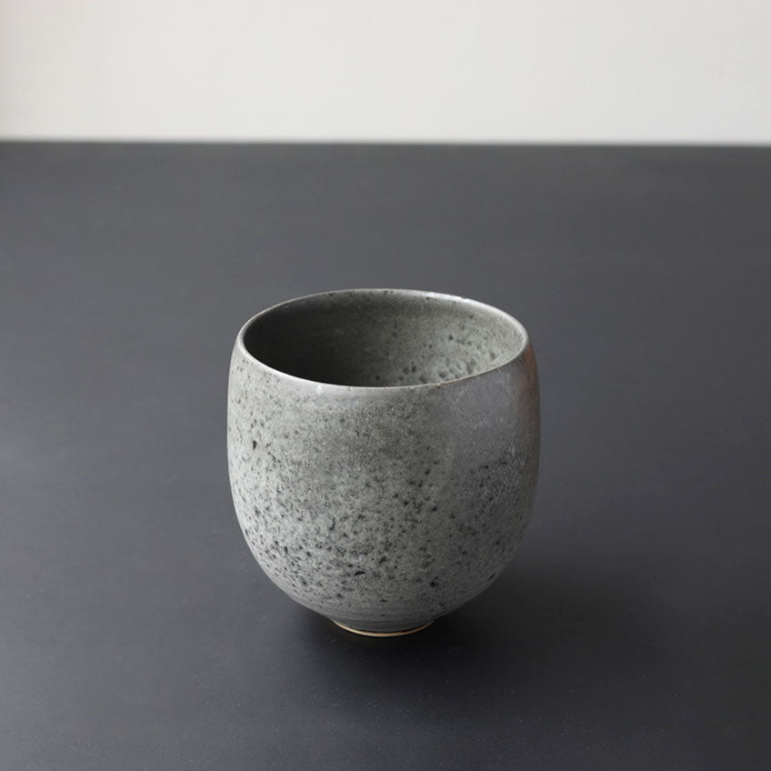 Small Bonshō Bell Shaped Planter <br> Grey Glaze