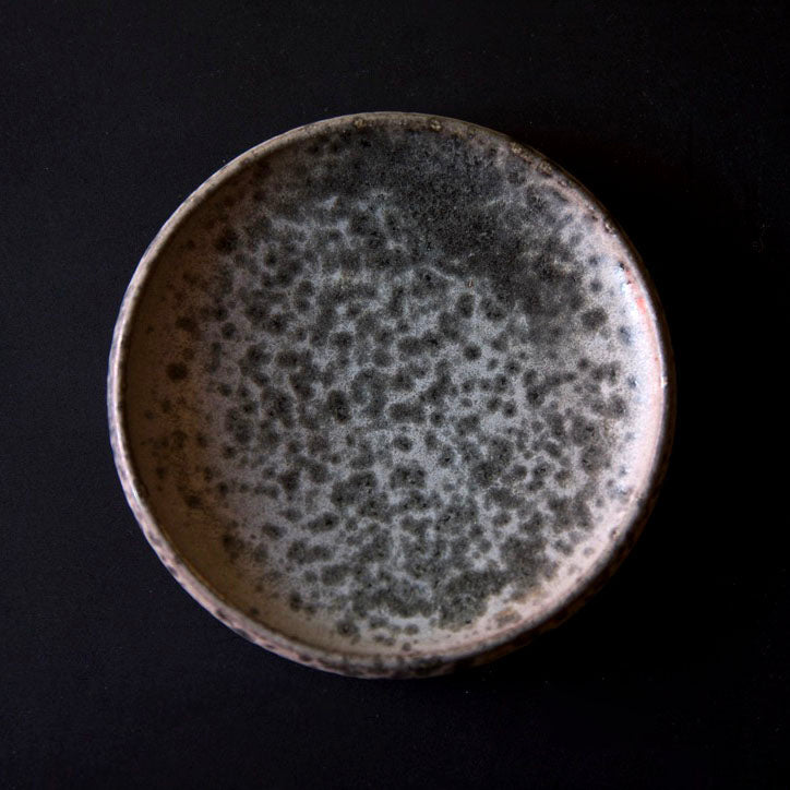 Small Rimmed Plate / Grey / Shape #2, Glaze G