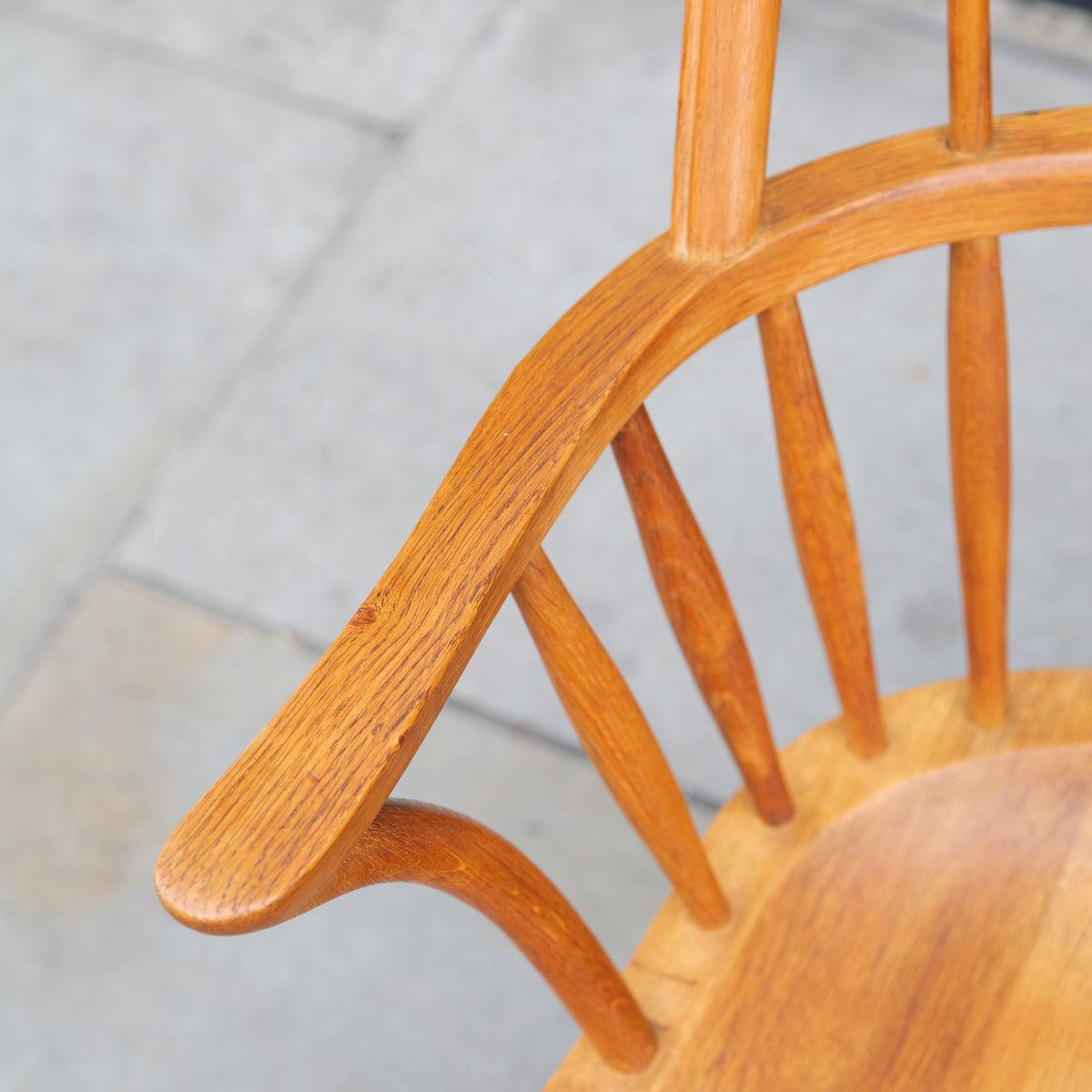 Solid Oak CH 18A 'Windsor Chair' / Frits Henningsen