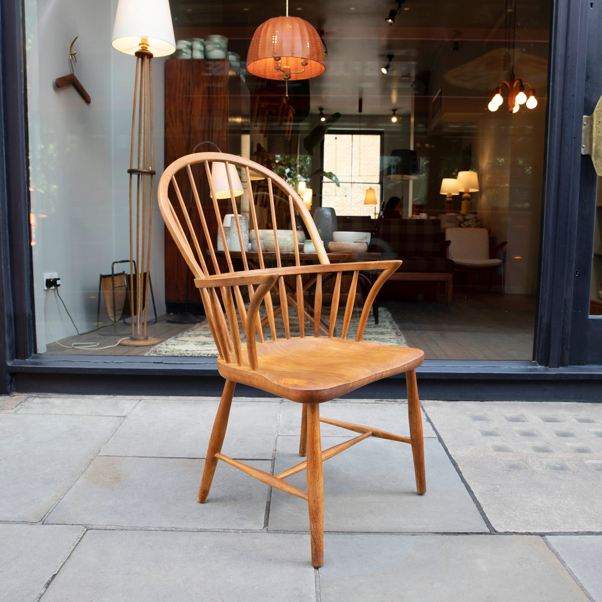 Solid Oak CH 18A 'Windsor Chair' / Frits Henningsen
