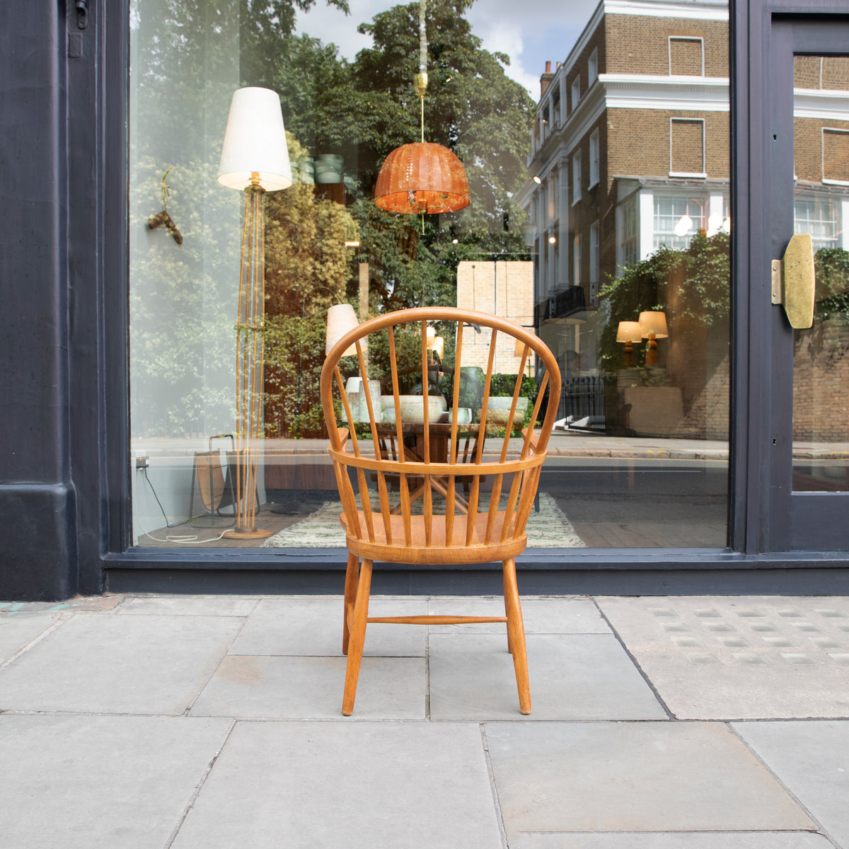 Solid Oak CH 18A 'Windsor Chair' / Frits Henningsen