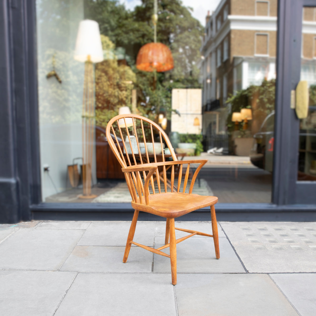 Solid Oak CH 18A 'Windsor Chair' / Frits Henningsen