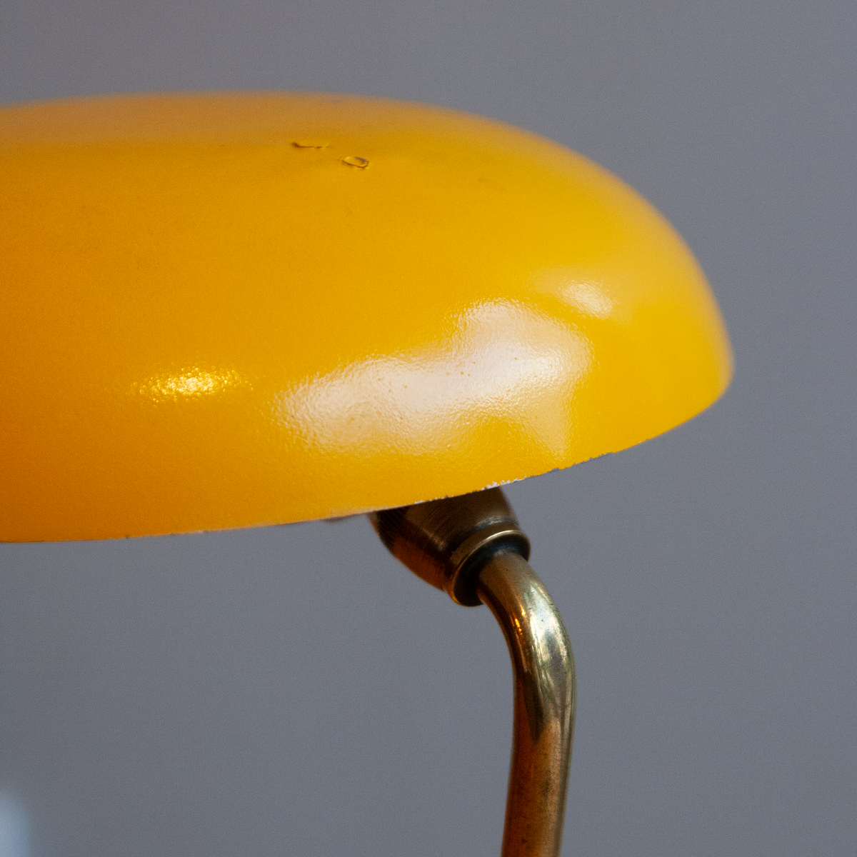 Yellow Library Lamp / France, 1940s.