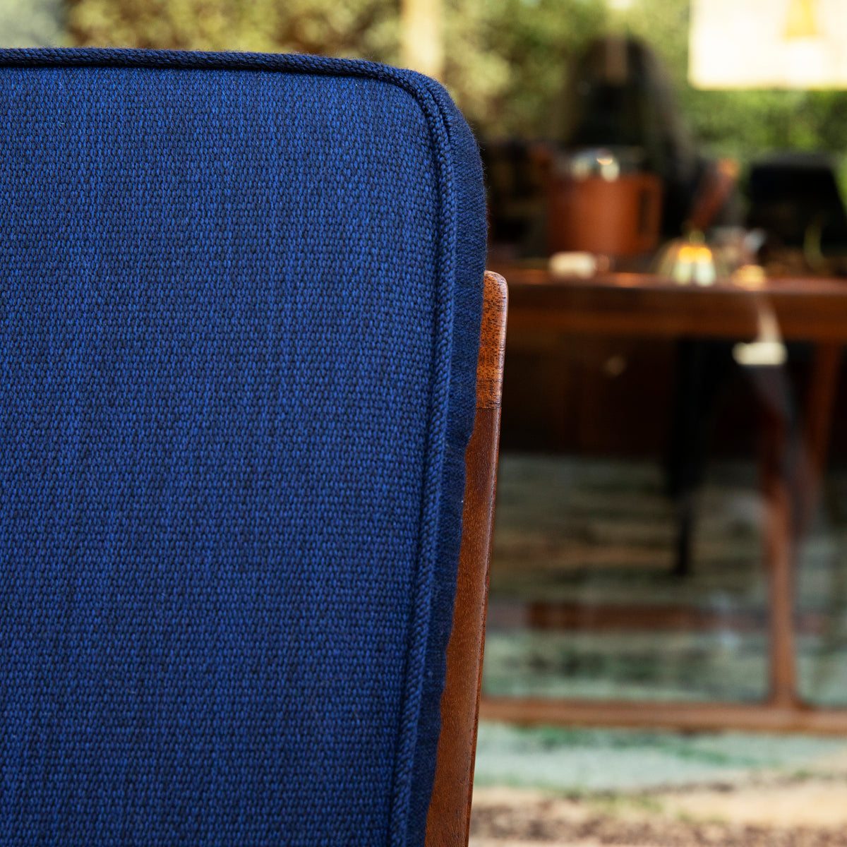 Easy Chair A3021 by Ole Wanscher, designed in 1963 and crafted by a master cabinetmaker in Denmark. This sculpted chair exemplifies Wanscher’s refined approach to modernist design, blending elegance with superb craftsmanship.