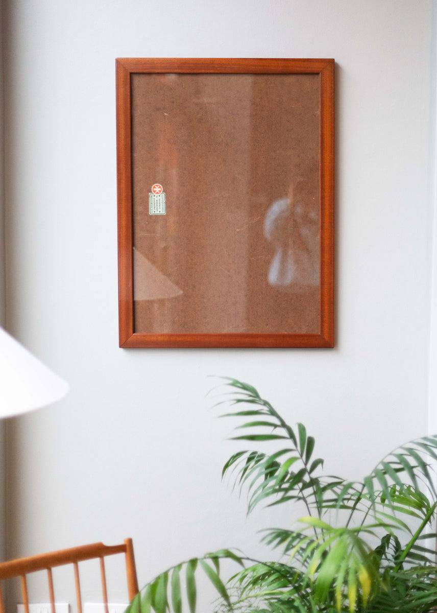 Large Solid Mahogany Frame / Kaare Klint, Denmark 1940s