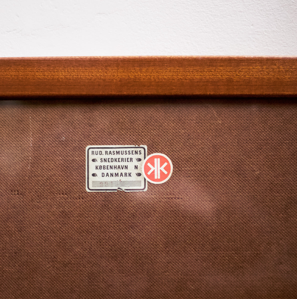 Large Solid Mahogany Frame / Kaare Klint, Denmark 1940s