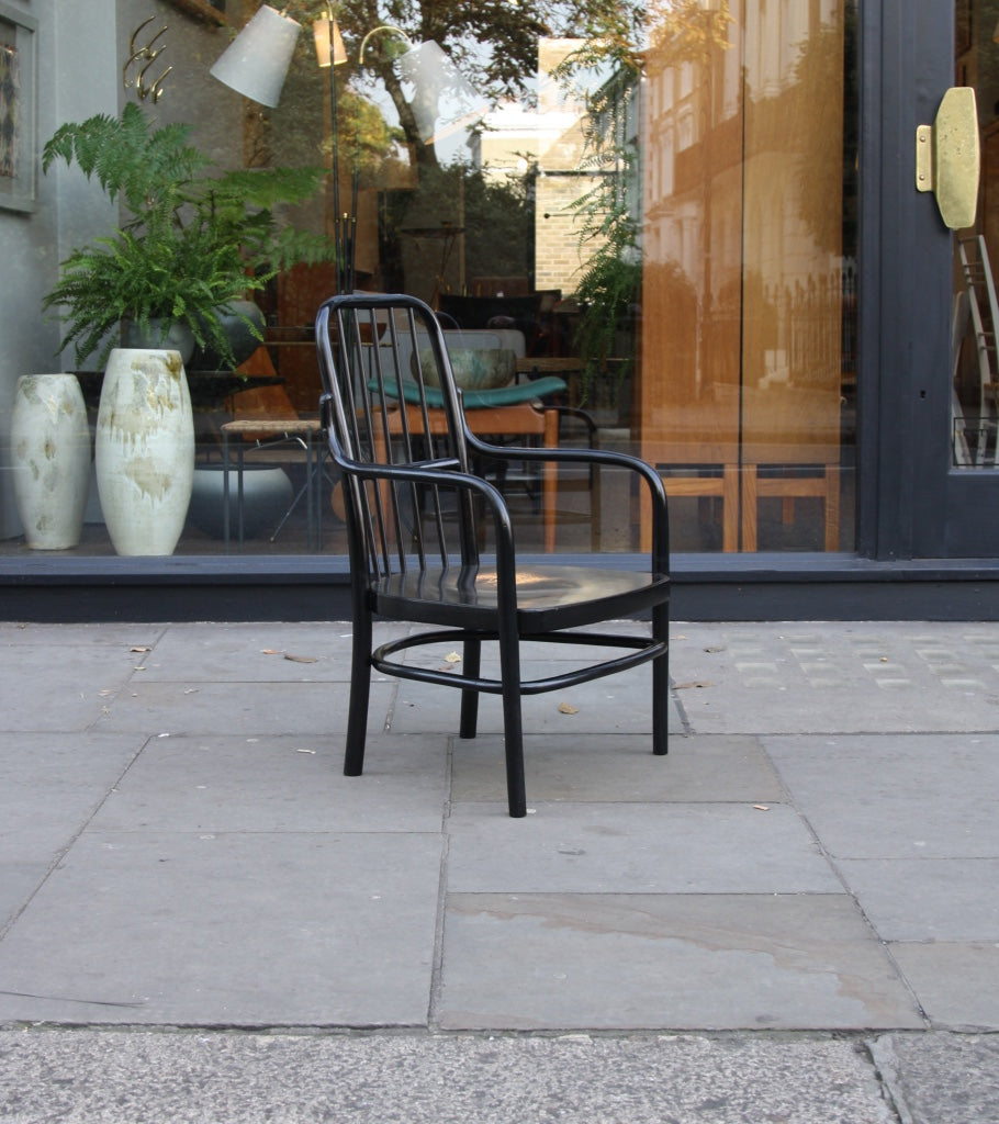 Black Lacquered A63/F Armchair Josef Frank - Image 3